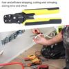 Wire Cutters Electrical Multifunction Adjustable DIY Handcraft Carbon Steel Wire Crimpers for Wire Stripping Cutting Yellow