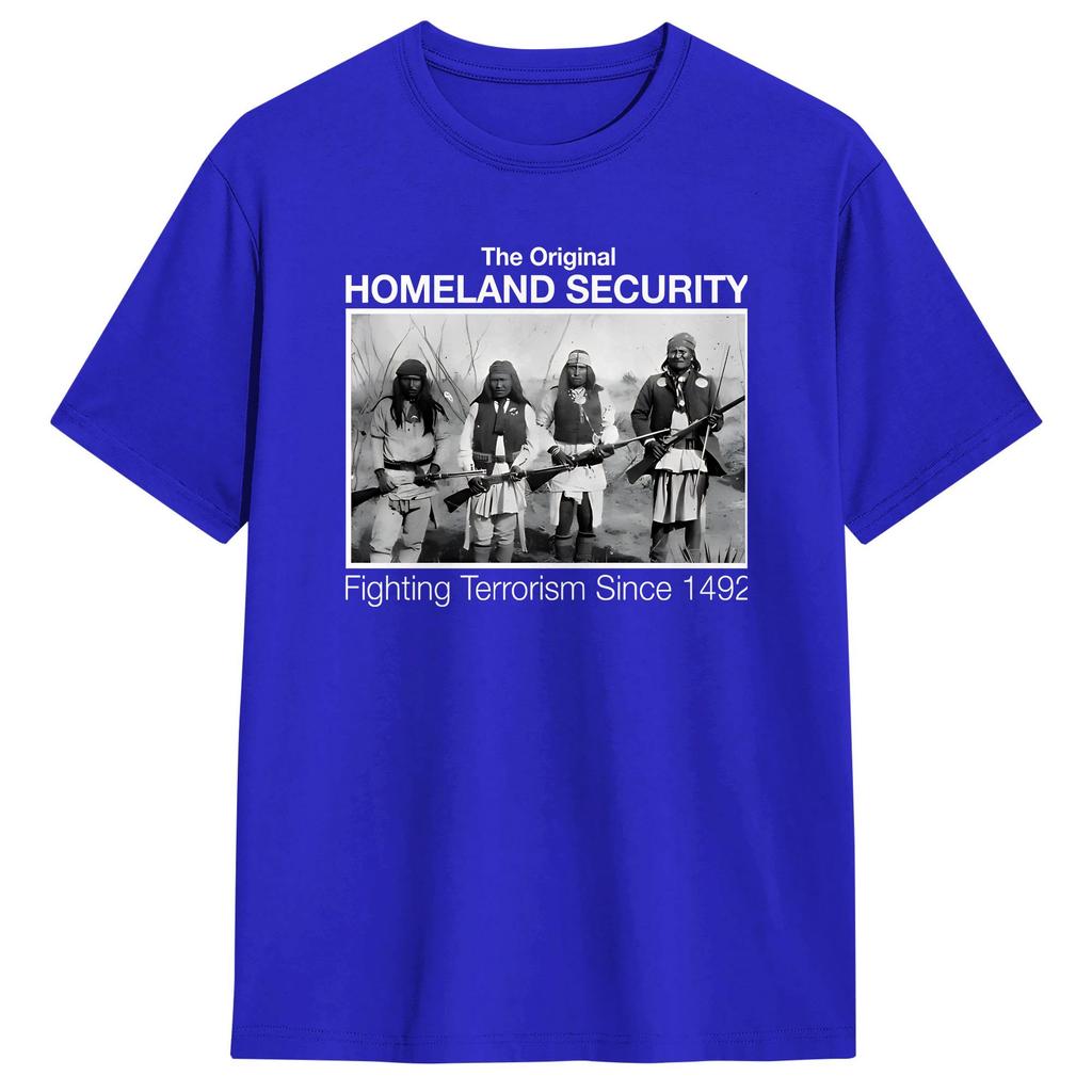 Homeland Security Fighting Terrorism T Shirt Summer Popular TShirts Pure Cotton Round Neck Clothing Short Sleeve Classic Tops