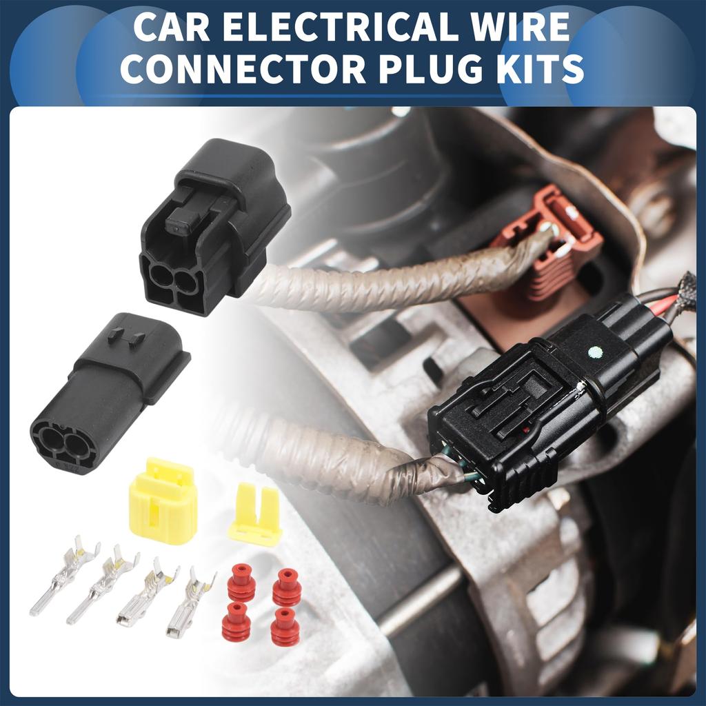 INFINAUTO 2-Pin Auto Elektrischer Drahtverbinder Stecker-Kit 1,8mm Serie Auto Wohnmobil LKW