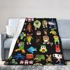 Steal a Brainrot Game Blanket Flannel  Super Soft Throw Blanket for Bedroom Sofa Bedspread