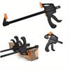 4 Inch F Type Woodworking Clip Quick Grip Clamp Heavy Duty Carpenter Tool