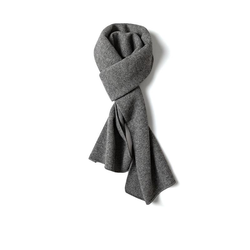 Knit Cashmere Winter Neck Gaiter Shawl Scarf for Men and Women