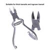 Stainless Steel Dead Skin Scissor Gourd Ingrown Toenail Clipper Toenail Trimmer  For Thick Nails