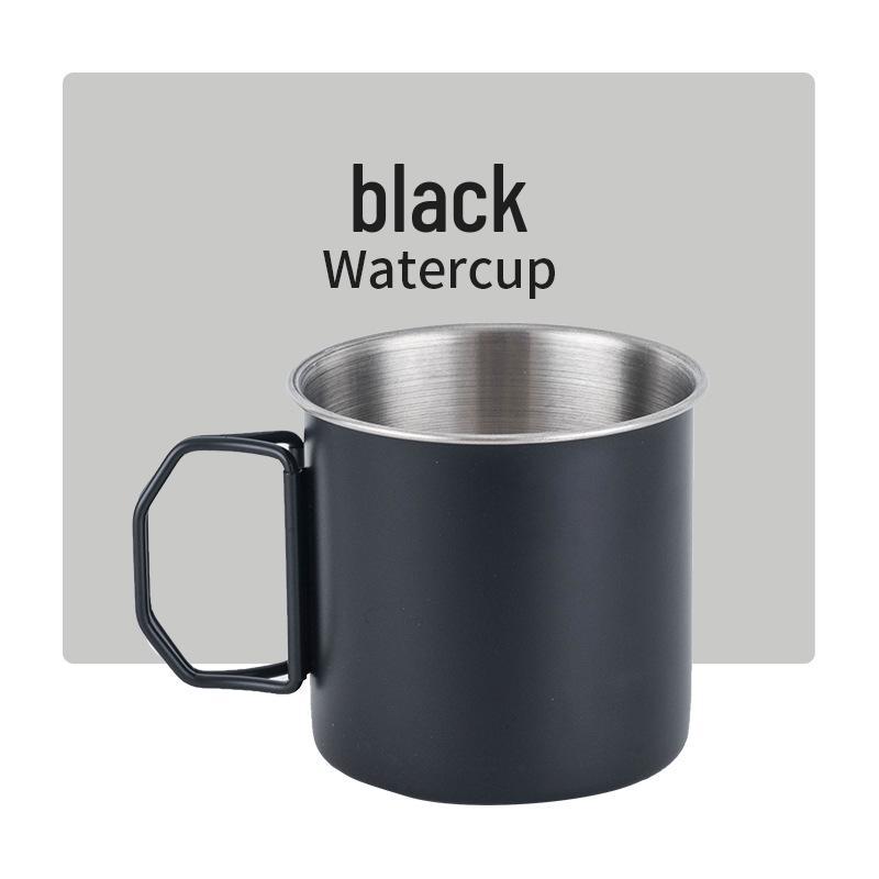 Retro Stainless Steel Foldable Coffee and Tea Camping Mug