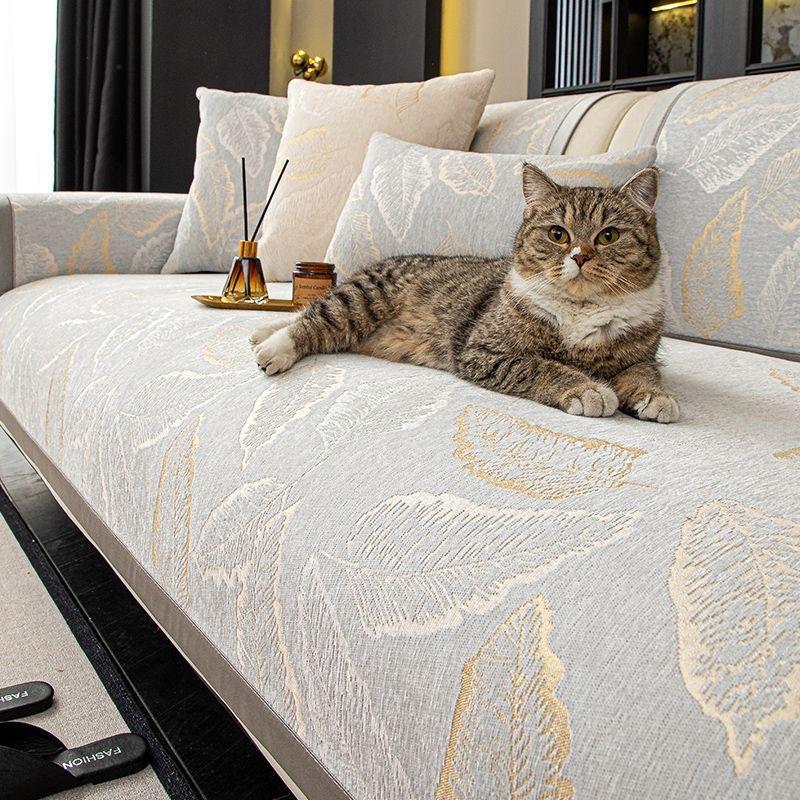 New Leather Special Sofa Cushion Simple Light Luxury High Sense Four Seasons Universal Non-Slip Cover