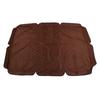 Auvent de balançoire d'extérieur Jardin Cour Imperméable Chaise à bascule Housse supérieure anti-poussière Tissu Oxford enduit d'argent 210D Auvent de balançoire de balcon Café