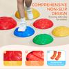 SucceBuy 6 PCS Pierres d'Équilibre Tortue pour Enfants Jeu de Coordination Sautée pour Tout-Petits Jouets Jeu d'Extérieur pour Enfants Cadeaux