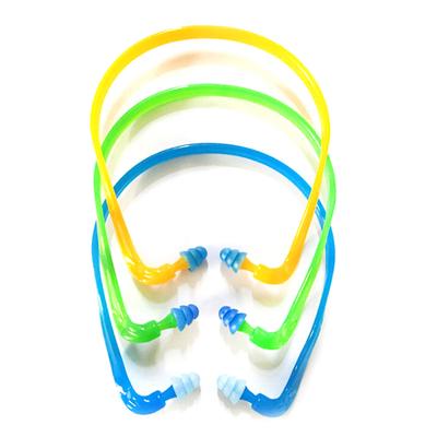 1Pc Ear Plugs Protector Hearing Protection Noise Reducer Color Random