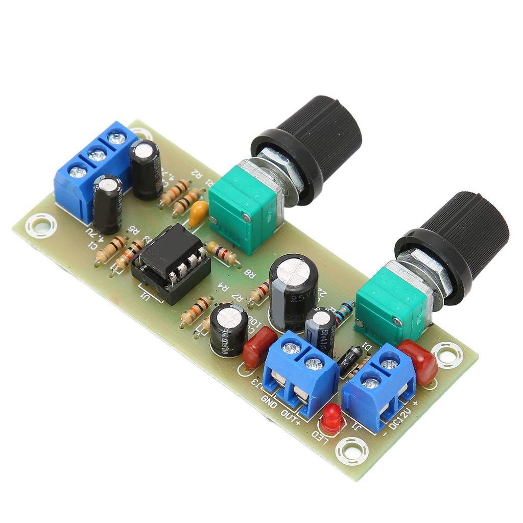 Subwoofer Preamp Board Single Supply Low Pass Filter Boards with LED Indicators DC10‑24V