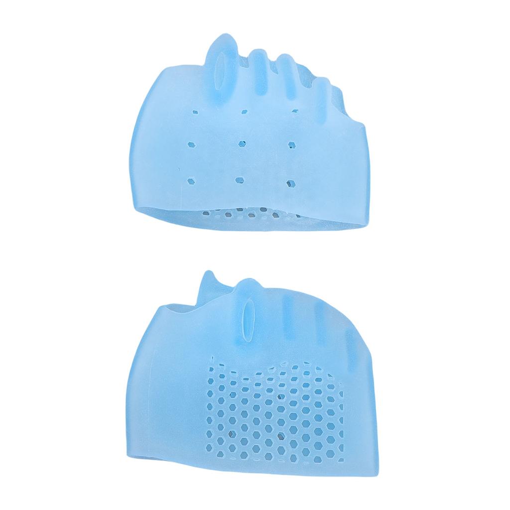 8 Pcs Silicone Toe Separator 5 Holes Breathable Reusable Overlapping Toe Spacers for Men Women 4 Pack