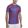 Nike Geometric Pattern Full Print Round Neck Short Sleeve Soccer Jersey Retro Men Jersey Signal-Blue DJ8560-404