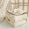 Soft Baby Bean Blanket Bear Printed Nap Sleeping Rug Cover Blanket for Infant  Dormitory