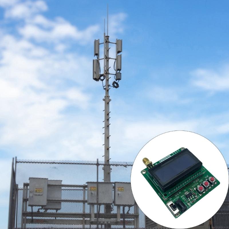 1-600MHz -75~16dBm Power Meter with LCD Display Support for External Attenuator Low Power Consumption