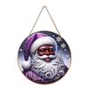 Christmas Wooden Door Hangings, Christmas Festive Atmosphere Set Off Hanging Decorations, 2D Hangings Realistic Scene