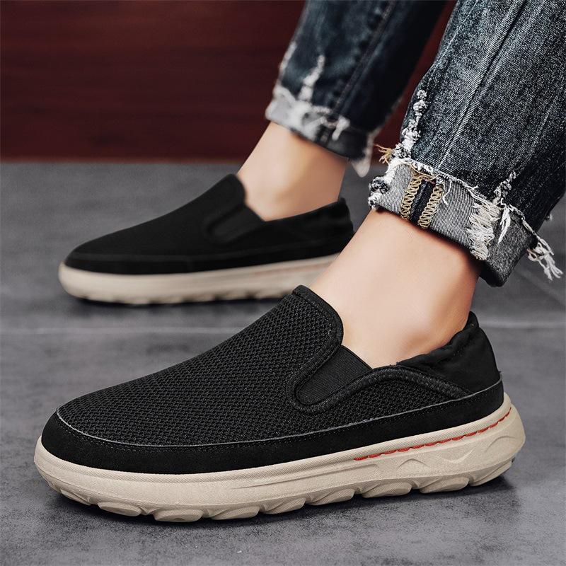 

One pedal casual lazy men s shoes spring and summer 2025 new thick-soled breathable can step on the heel men s foot tide shoes 44