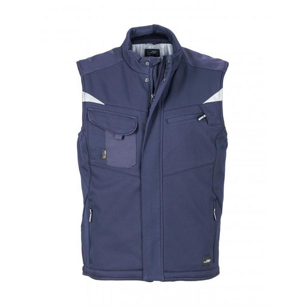 James and Nicholson Unisex Adult Craftsmen Strong Softshell Gilet