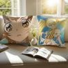 Itsuki M-Myoudouin Pillow Case Sofa and Living Room Decorative Cushion Covers Dust-proof and Mite-proof Invisible Zipper