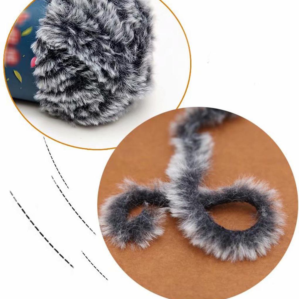 Knit Yarn Fur Ball Sewing Supplies DIY Prop Colorful Softness Wool Sew Tool Clothing Multipurpose Hat Knitting Tools