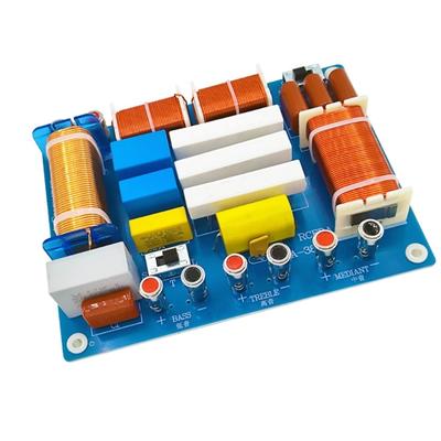 Professional 3 Way Sound Crossovers Featuring High Temperatures Inductors 90° Alignment And 4 Customizable Sound Mode For Enhanceds Speaker