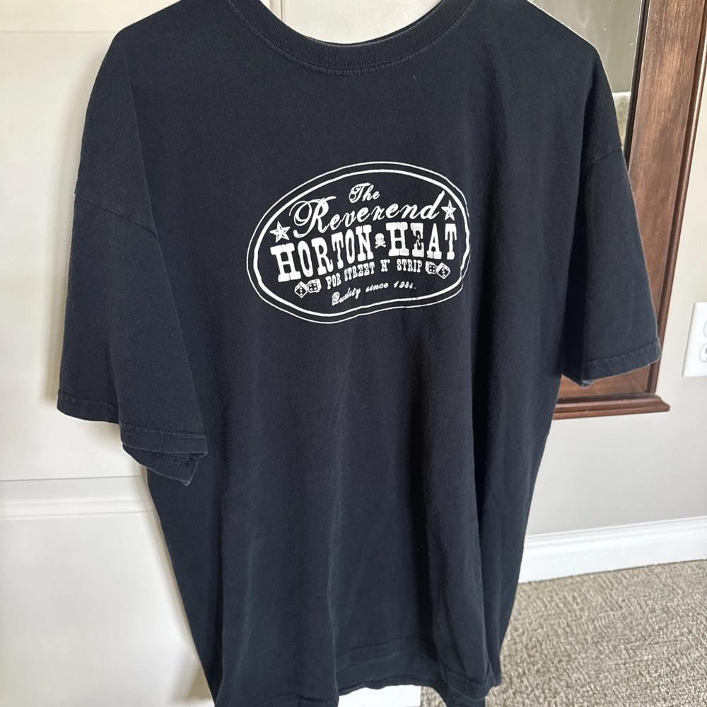 The Reverend Horton Heat Band Basic Logo T Shirt  Unisex T-Shirt XL