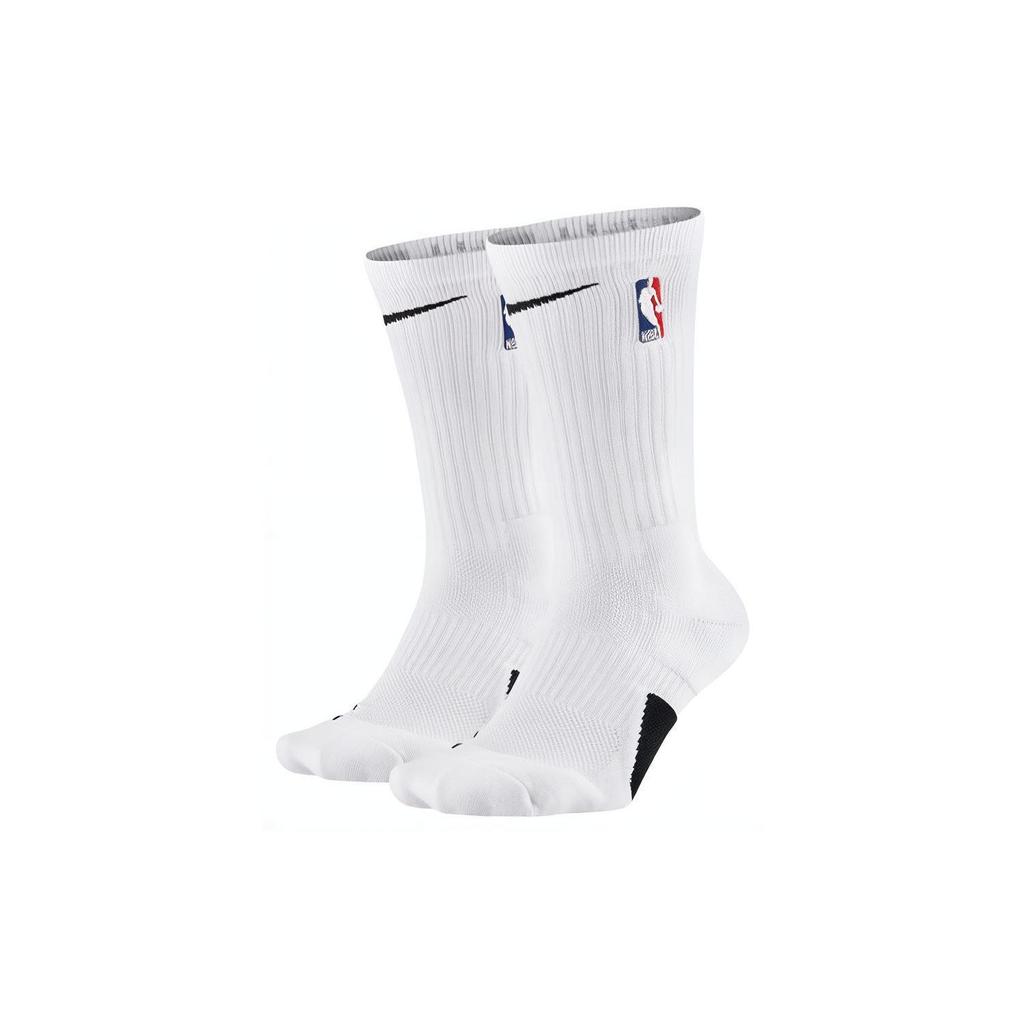 Nike NBA Elite Crew Socks Unisex 1 Pack White Couple's SX7587-100