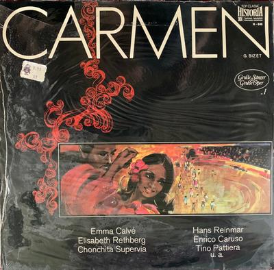 Płyta LP G. BIZET - Carmen H646 TOP CLASSIC HIS 1971 Niemcy Klasyczna Używana