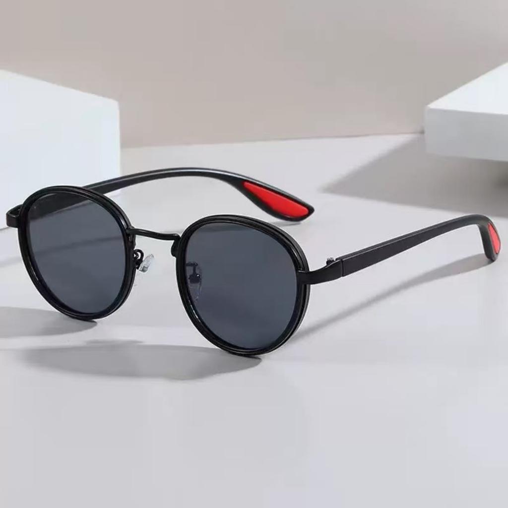 Vintage Round Outdoor Sunglasses Men New in Punk Fashion Shades High Quality Sun Glasses Brand Design Anti-UV Sun Glasses woman