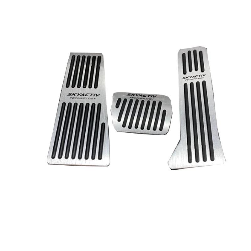 Car Foot Pedals For Mazda CX-5 CX5 KF 2017 2018 2019 2020 2025~2025 Car Foot Pads Covers Brake Pedal Accelerator Car Acessories