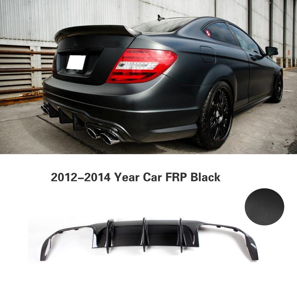 

Спойлер на задний бампер из углеродного волокна / FRP для Mercedes-Benz C-Class W204 C300 C63 AMG Sedan Coupe 2009-2015 Диффузор