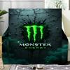 Coperta Monster Drink Morbida in Flanella per Divano, Interni, Campeggio, Soggiorno, Ufficio, Sedia e Letto Regalo di Compleanno Morbido