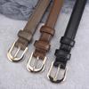 1 Stück Damengürtel Mode Schlicht Vielseitig Dünner Gürtel Authentisch Hochwertig Trend Weicher Gürtel Passend Westernhosen Jeans Damengürtel