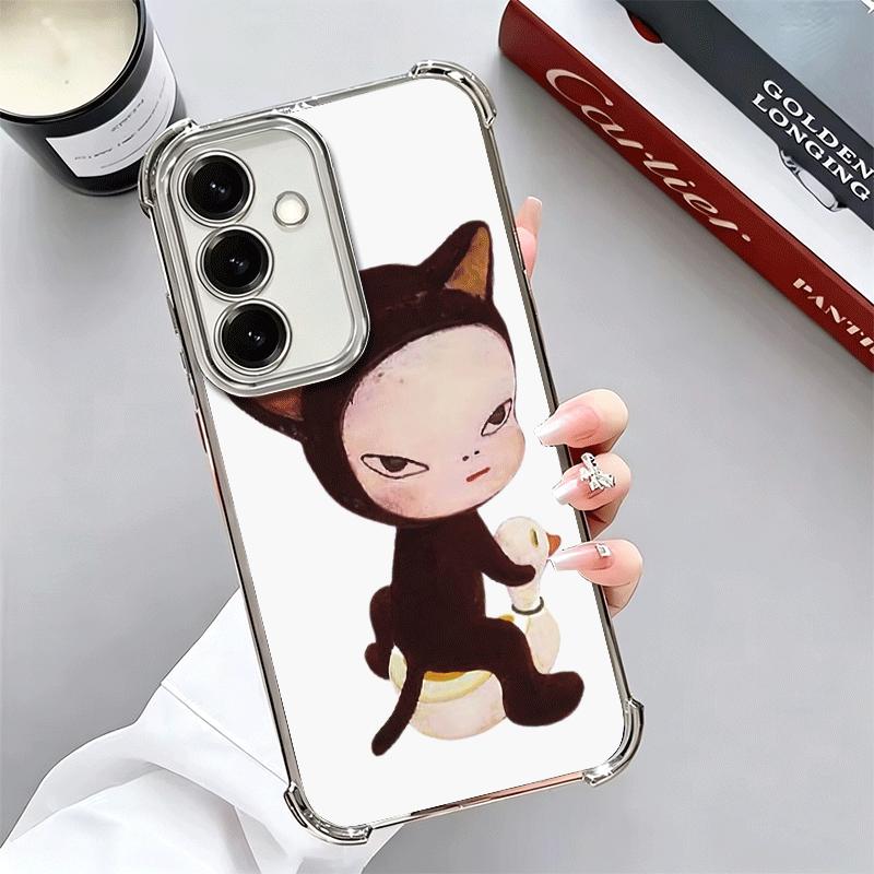 Y-Yoshitomo Nara Soft Phone Case For Samsung A17 A27 A07 A37 A57 A16 A56 A15 A55 A14 A54 A13 A53 A26 A36 A25 A35 A24 A34 A23 A33