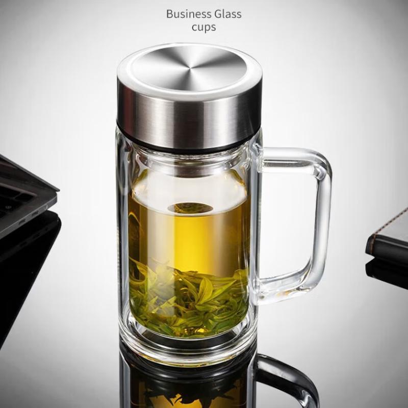 Tianxi Double Wall Insulated Glass Cup