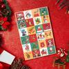 Christmas Calendar Empty Reusable 5 Pieces Container 24 Days Countdown Calendar For Activities Gathering Festival Holiday Party