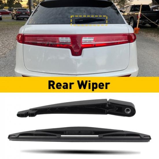 Fits For 2009- Ford Flex Rear Windshield Wiper Arm and Blade Set Replacement