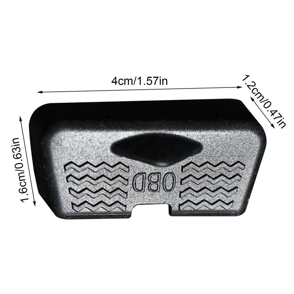 OBD Dust Cover Universal Silicone Waterproof Auto Accessories Car OBD Interface Cover For SUV RV Vehicle Trip Travel Driver