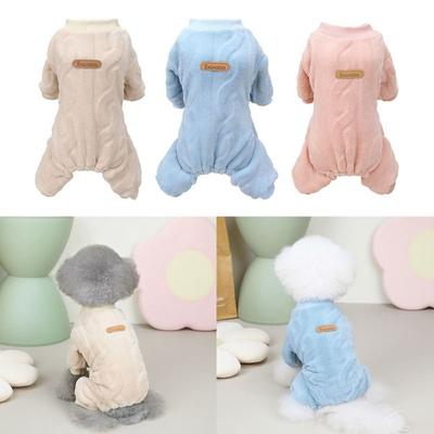 Fleece Dog Winter Clothes Warm Coat Cat Costumes Fashion Pet Warm Jacket  Chihuahua French Bulldog