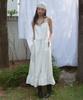 Lonkeu Lace Pintuck Sleeveless Dress (Ivory)