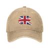 UK Flag Baseball Cap Outdoor Women Unisexs Adjustable