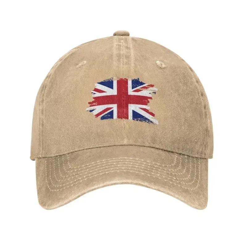 UK Flag Baseball Cap Outdoor Women Unisexs Adjustable