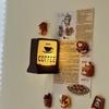 Magnetic Fridge Stickers Mini Model Coffee Shop Convenience Store Light Signs Cute Decorative Ornaments Bar Luminous Light Boxes