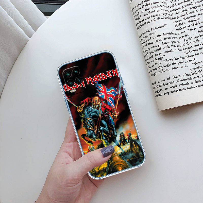 JO32 Iron M-Rock Maiden Phone Case for Motorola E22S E7 G6 G7 G8 G9 Plus Power Play G10 G20 G04 E30 E40 E22 E20 E13 G22 G23 G Stylus Play