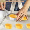 Stainless Steel Cake Mousse Pastry Ring Mold With Pusher,DIY Cooking Rings Baking Tools