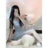 Fluffy Ballet Style Cake Dress Swimsuit Small Chest Fairy Solid Color Cute Suspender Pure Desire Pleated Gather Vacation