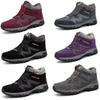 Im Winter ziehen mittelalte und alte Samt-Warmhaushalte neue Wanderschuhe an, verdickte Herren-High-Top-Sport-Damen-Baumwollschuhe, abriebfest