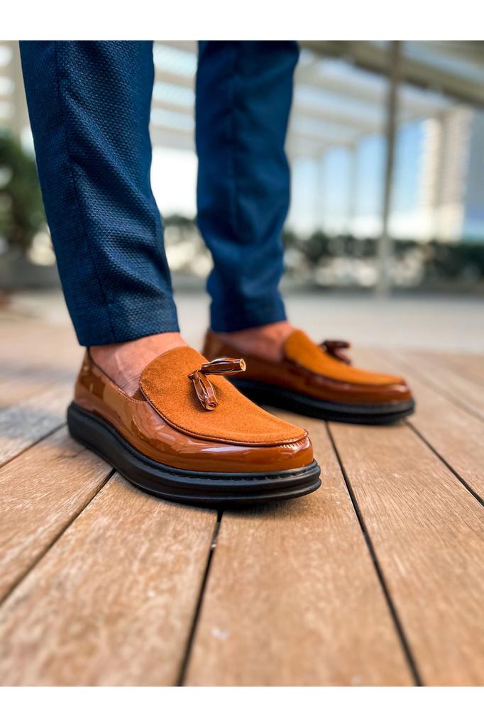 Chekich H Neue Kollektion CH002 Klassischer Loafer Pelle Schuh Weiß Schwarz Braun Tan