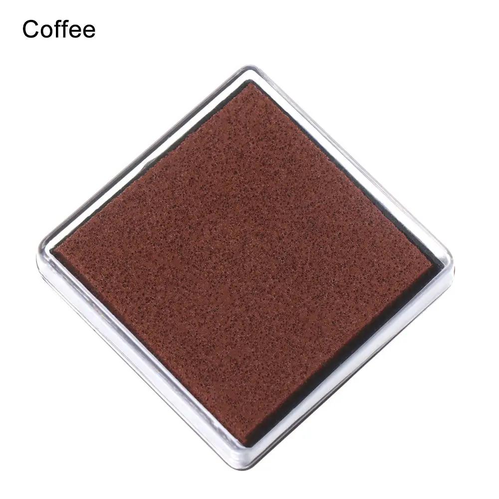 Ink Pad Stamp Pads Fingerprint Inkpad Square Sponge Multi-color Art Decor Scrapbooking Drawing Toys DIY Office & School Supplies