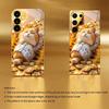 Treasure Luxury Kitty High-end PhoneCase Electroplated Glass PhoneCase for Samsung Galaxy S26 S25 S24 S23 S22 S21 FE,Ultra,Plus