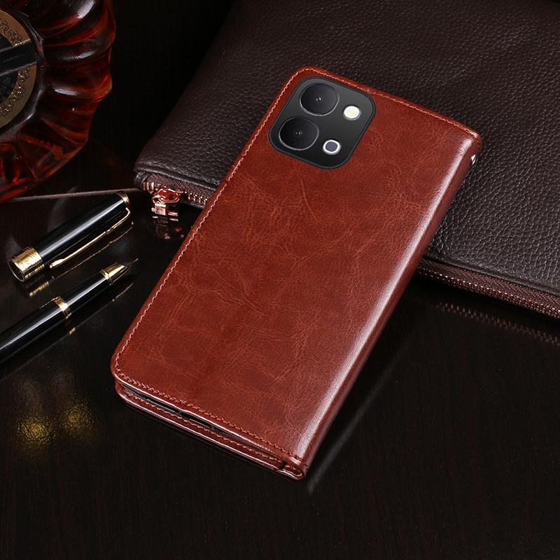 For Vivo Y31D Y31D Pro Case Luxury Wallet Card Slot Flip Stand PU Leather Case For Vivo IQOO Z11X Phone Casing