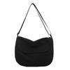 Nylon Crossbody Bag Large Capacity Japanese Style Message Bag Solid Color Lightweight Shoulder Bag Outdoor Fashion Accessories
